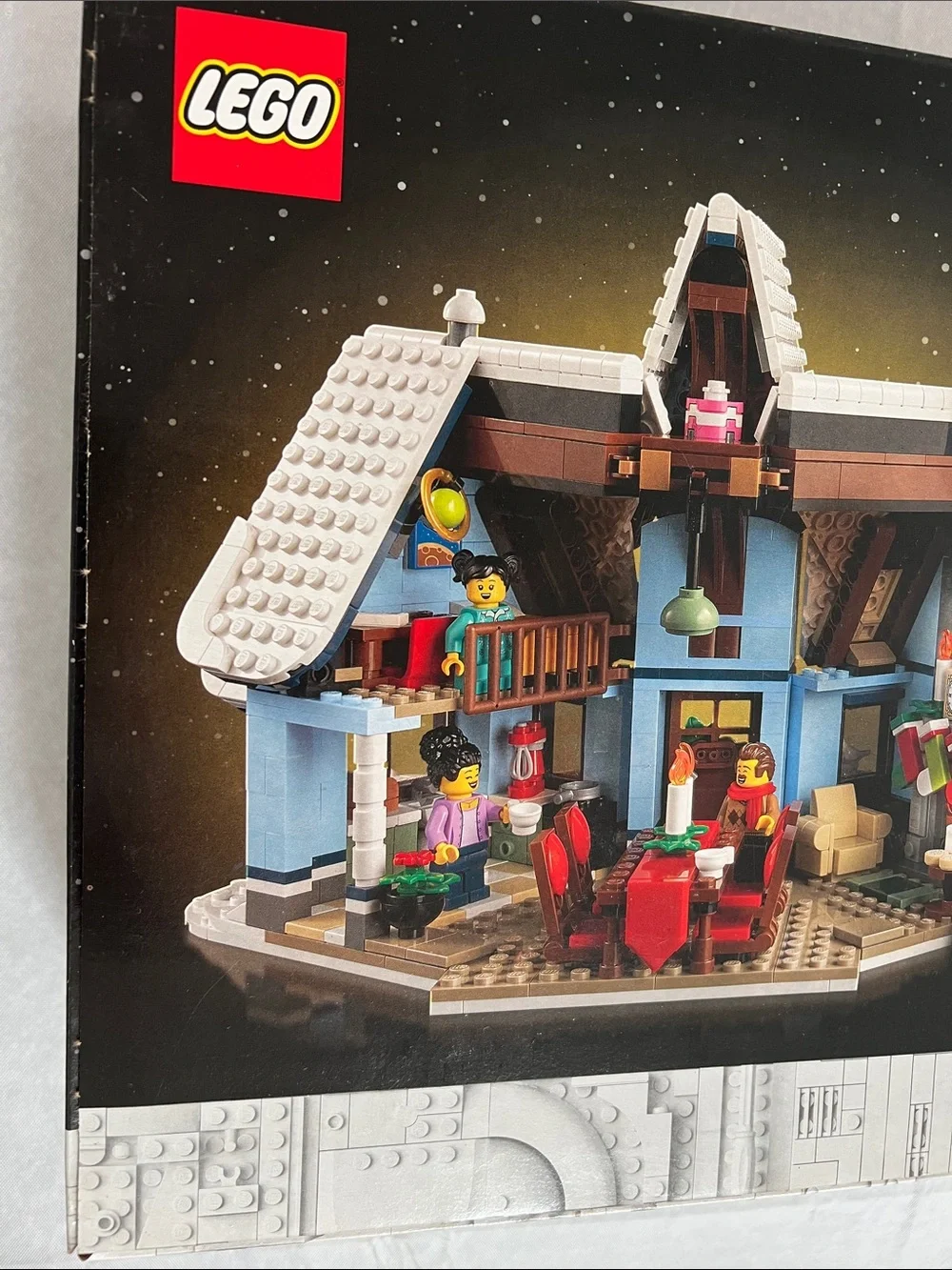 LEGO | Santa's Visit Holiday House Blue & White 10293 Collectible NWT Ages 18+